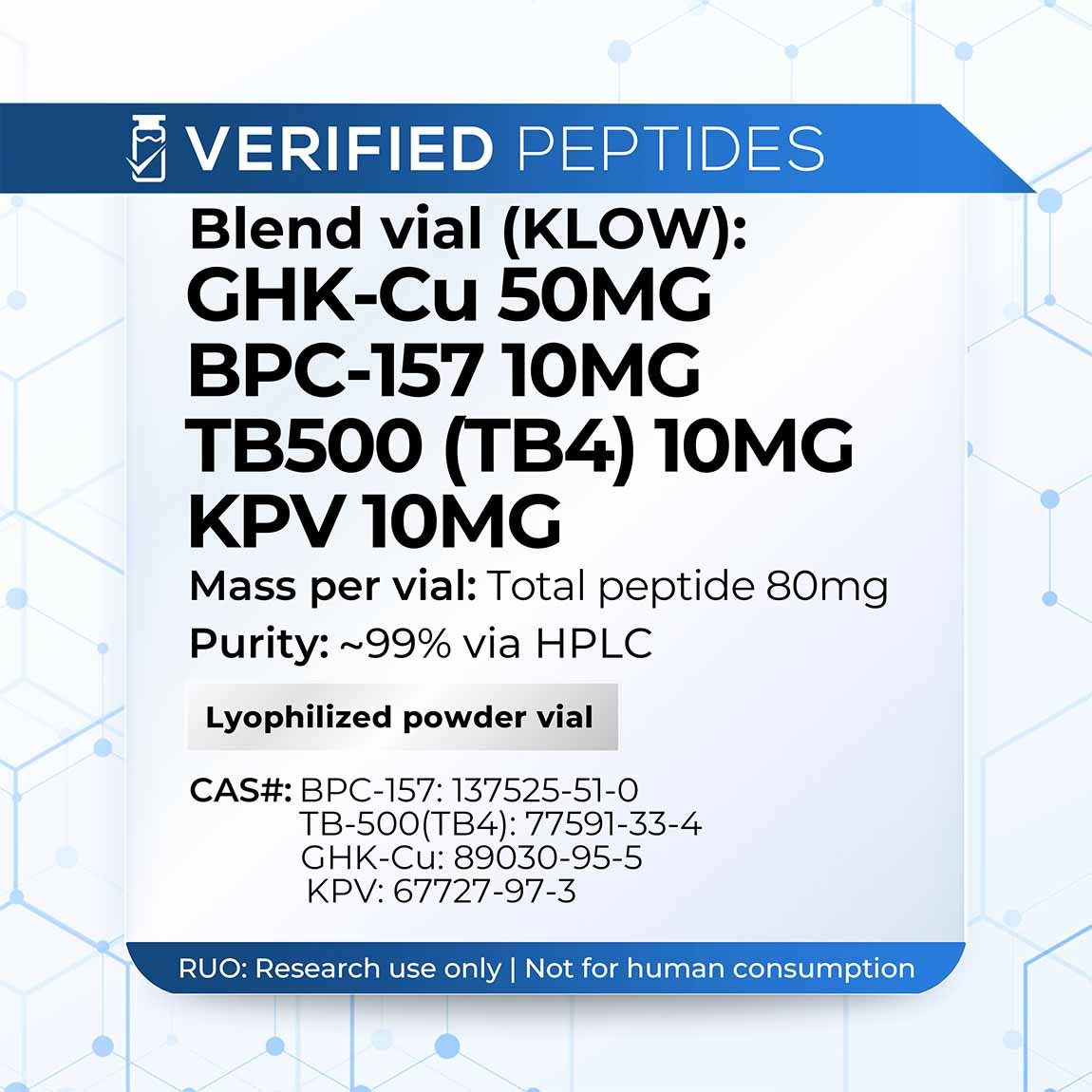 Blend KPV GHK-Cu BPC-157 TB-500