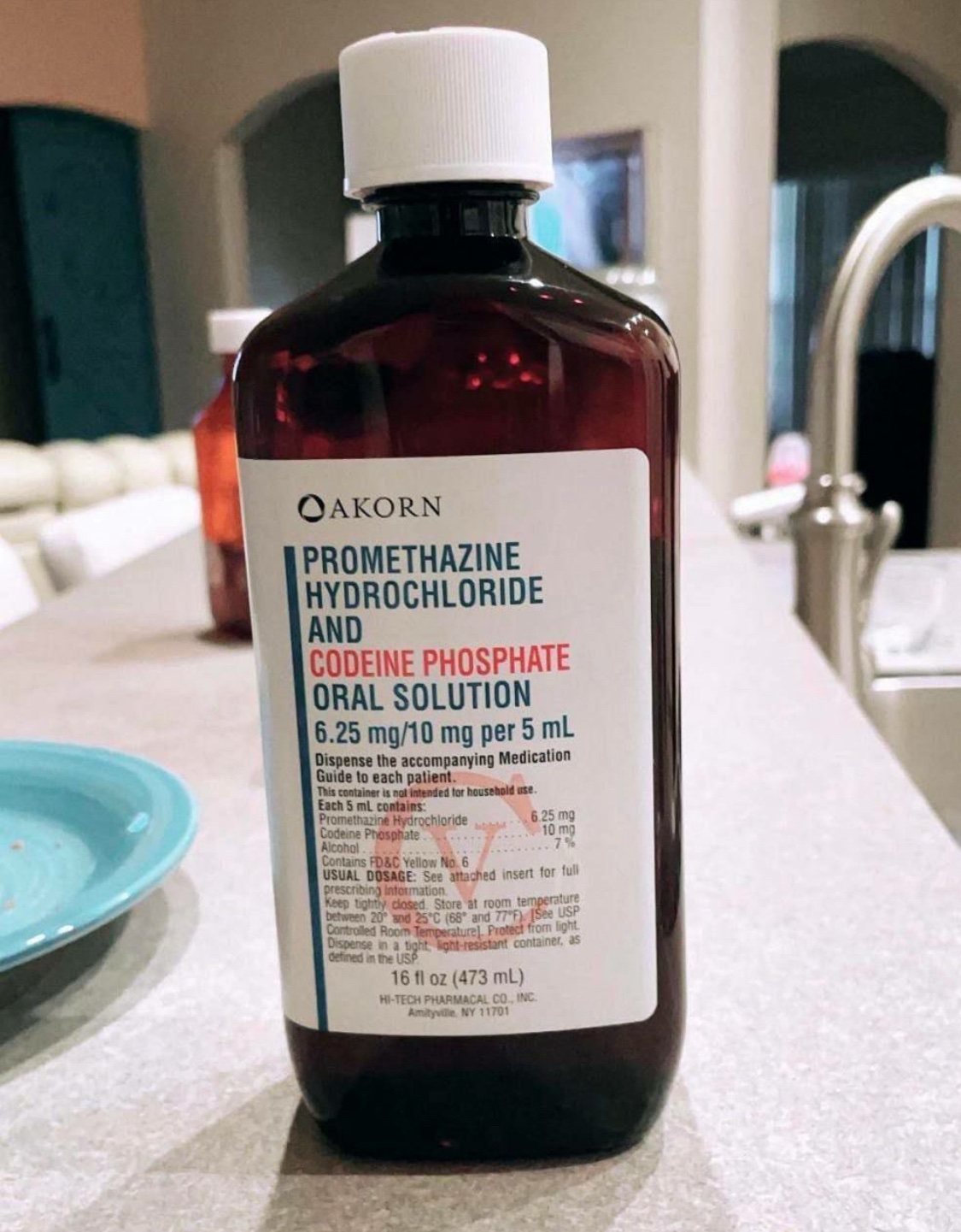 Red (Akorn Lean) HiTech Syrup (16oz)